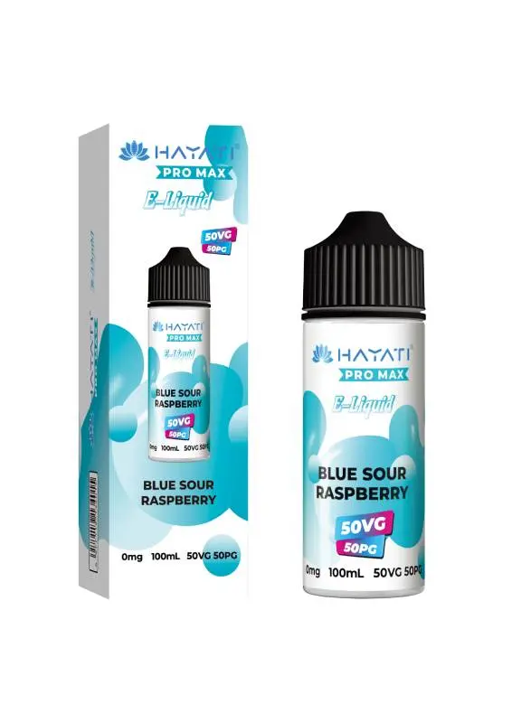 Blue Sour Raspberry 50/50 E-Liquid by Hayati Pro Max 100ml